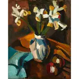 Denis Peploe, LILIES, Oil on canvas