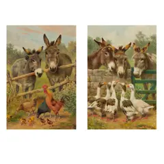 William Weekes, A CONSULTATION, oil on panel and a companion a pair 'Darby and Joan'