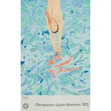 David Hockney, OLYMPISCHE SPIELE MUNCHEN, 1972 (BAGGOTT 34), Lithograph, printed by Matthieu, Zurich, published by Edition Olympia 1972 GmbH, Munich, unframed