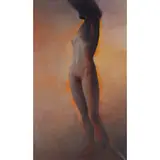 Guy Gladwell, STANDING NUDE, oil on canvas