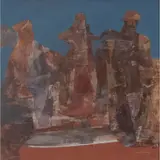 James Cumming, ST. ABB'S FISHERMEN, oil on board