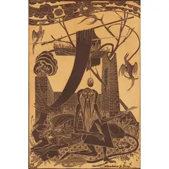 Alasdair Gray, ST. JEROME, 1955, Woodcut