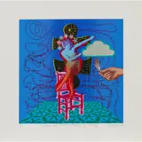 Ashley Cook, FORGET YOUR TROUBLES - COME ON GET HAPPY, Screenprint, P/P