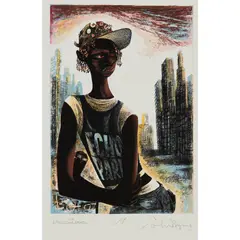 DOWNTOWN by John Byrne, Lithograph, P/P, sold Apr 2020