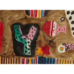 Alan Davie, POET CREATING AN EGG, 9293 - JULY '64, watercolour