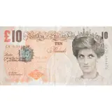 DI-FACED TENNER by Banksy, Off-set lithograph, unframed, sold Apr 2020