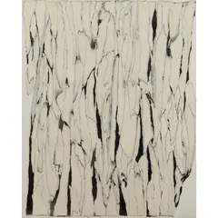 Jeanne Masoero, LAYER AND FORM, NO.1, 1976, somerset paper and acrylic paint on canvas