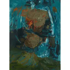 Mardi Barrie, PART OF A STREAM, Oil on board