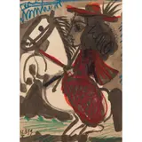 TOROS Y TOREROS 40 by Pablo Picasso, Lithograph, 1961, sold Apr 2020