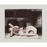 Henry Moore, RECLINING FIGURE ARCHITECTURAL BACKGROUND III