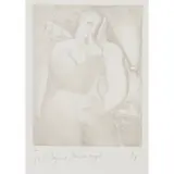 John Byrne, PENSIVE ANGEL, Etching, P/P
