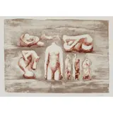 Henry Moore, FEMALE TORSO AND SCULPTURAL IDEAS II