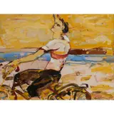 Peter McLaren, FIGURE WITH YELLOW SKY