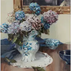 HYDRANGEAS by Ethel Walker, oil on board, sold Apr 2020