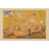 Peter Laszlo Peri, TWO FIGURES, Etching and aquatint, 1950