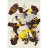 William Gear, COMPOSITION WITH YELLOW - NOVEMBER 1958, gouache on paper