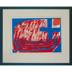 Lillian Neilson, BLUE CRUSADER III, Screenprint, U/P, 1995