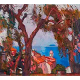 Archie Forrest, WINDOW, TELLARO, 2000, oil on canvas
