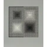 NOVAE by Victor Vasarely, Screenprint, mounted on cardboard, unframed, sold Apr 2020