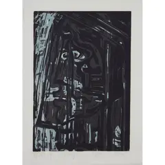 Max Kaus, ERINNYE (FURY), 1964, Woodcut on japan paper, 22/25, 2nd state