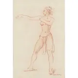 William Russell Flint, SKETCH OF AN AMAZON