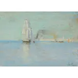 James Kay, TALL SHIP IN HARBOUR
