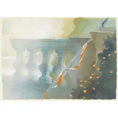 DEBATABLE LANDS by Hugh Buchanan, watercolour, sold Feb 2020