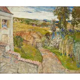 Gerald Moira, FRENCH LANDSCAPE, oil on board