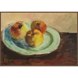 Paul Maze, APPLE ON A GREEN PLATE