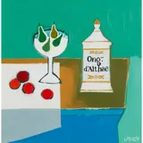 Simon Laurie, STILL LIFE WITH JAR, 2008, acrylic on board