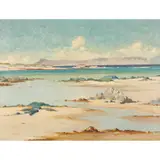 Richard Forsyth, A ROCKY SHORE, oil on canvas