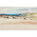 James Harrigan, PLANTING POTATOES, mixed media