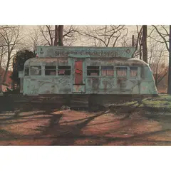 John Baeder, SHORTY'S SHORTSTOP, silkscreen