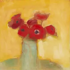 Michael Clark, POPPIES, oil on canvas