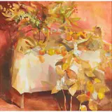 Hazel Nagl, AUTUMN STILL LIFE, mixed media