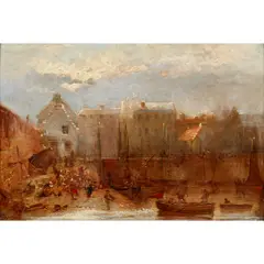 Alexander Leggett, NEW HAVEN, oil on board