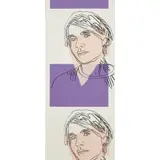 Self-Portrait (Wallpaper), 1978 by Andy Warhol, Screenprint, sold Jan 2020