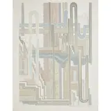 Eduardo Paolozzi, Leonardo, 1974 and Nine Heads, 1997, screenprint, unframed