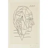 PORTRAIT OF PAUL ELUARD by Pablo Picasso, Lithograph, sold Jan 2020