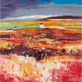 WINTER IN DUICH, ISLE OF ISLAY by John Lowrie Morrison, 2006, oil on canvas, sold Jan 2020
