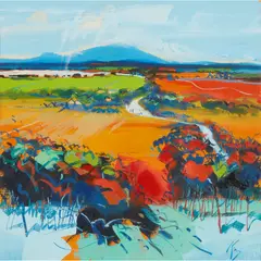 Peter King, AUTUMN, CLYDE VALLEY, oil on canvas