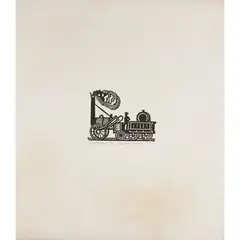 The Rocket by Edward Bawden, Linocut, 16/25, sold Jan 2020