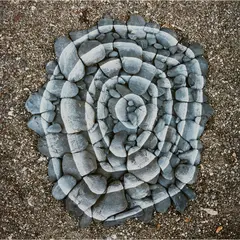 Andy Goldsworthy, STONES, SCRATCHED WHITE, chromogenic print