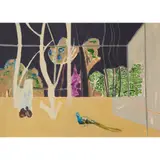 David Michie, Garden with Peacock, 1970-75