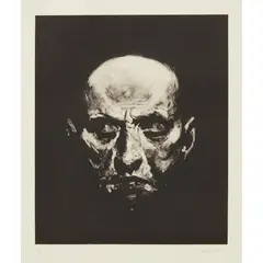 Ken Currie, Untitled, Portrait, Etching and aquatint, 1/1, 2006