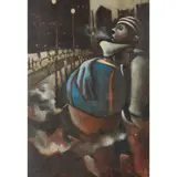David Schofield, THE GRAND NIGHT OUT, oil on board