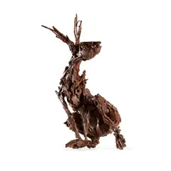 Sitting Hare by Claire Norrington, bronze, sold Jan 2020