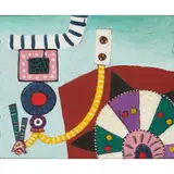 Little Scribe No. 2, Opus 479, Dec. 1968 by Alan Davie, oil on wood, sold Jan 2020