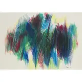 William Gear, Untitled, oil pastel