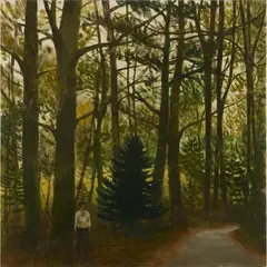 Barry James McGlashan, SILVER BEECH DRIVE, 2001, oil on canvas